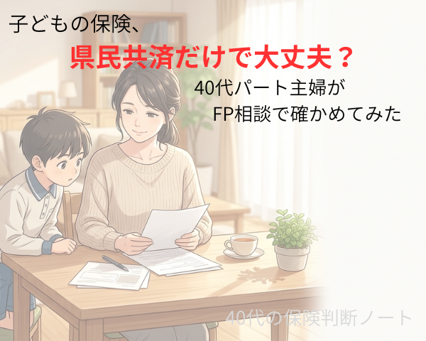 子ども　県民共済だけ