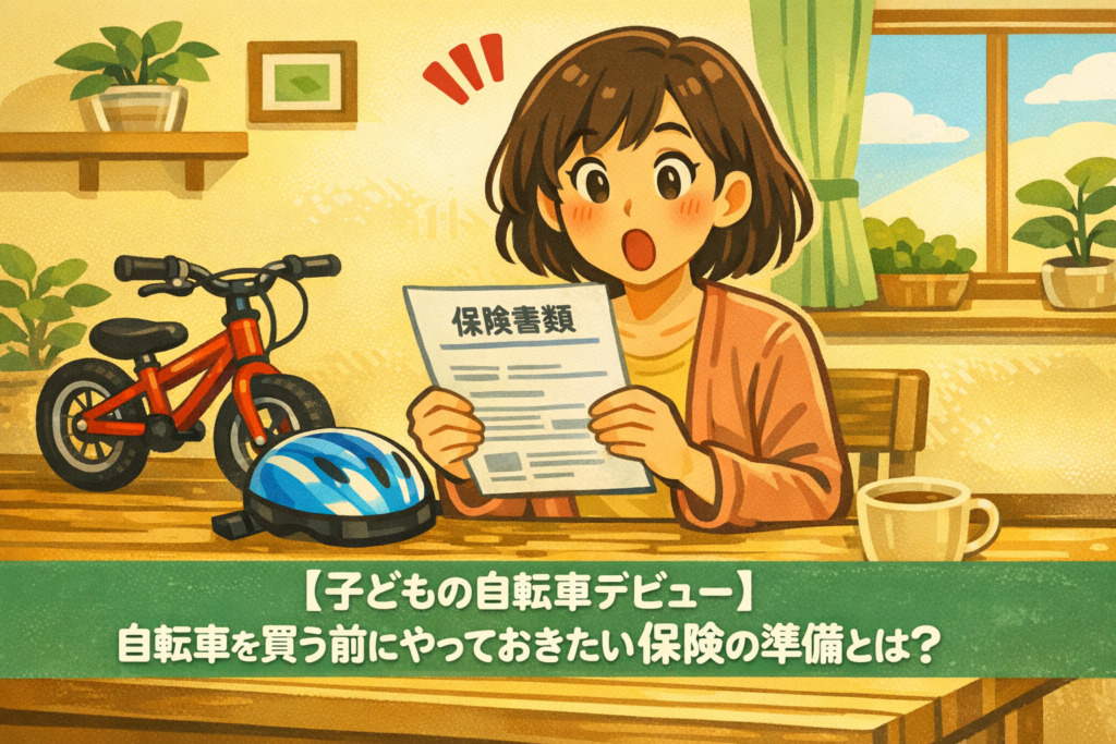 子ども自転車デビュー